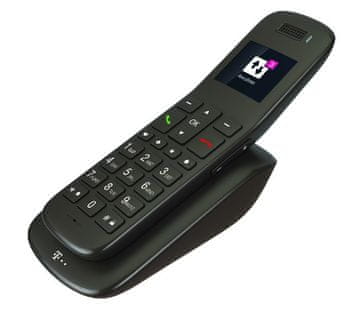 slomart Telekom Sinus 12 brezžični DECT/GAP telefon, črn