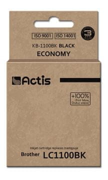 ACS Actis KB-1100Bk črno polnilo (28 ml, pigmentno), nadomestno za Brother LC1100BK