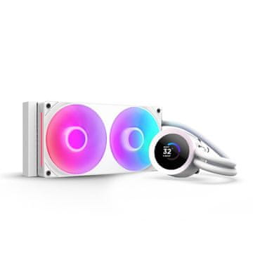 NZXT NZXT Kraken Plus RGB 240 hladilnik za procesor 12 cm, bel