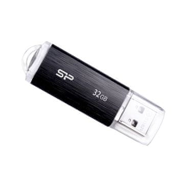 Silicon Power Ultima U02, USB ključek 32 GB, USB 2.0, črn