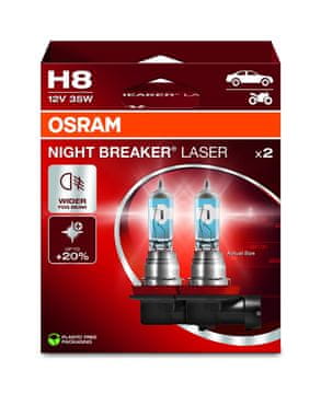 slomart Žarnica H8 12V 35W PGJ19-1 Night Breaker Laser