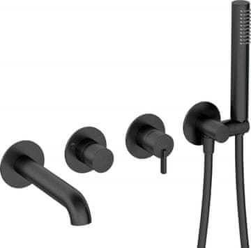 slomart DTA 4-delna skrita armatura za kad, krom