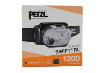 Petzl Naglavna svetilka Petzl SWIFT RL CLASSIC, črna