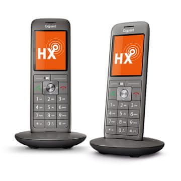 Gigaset Gigaset CL660 HX Duo brezžični dodatni telefon, antracit/črn