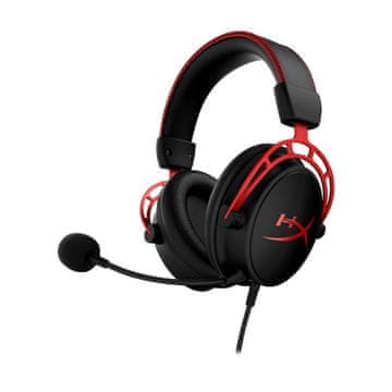 HP HyperX Cloud Alpha Gaming slušalke, črno-rdeče
