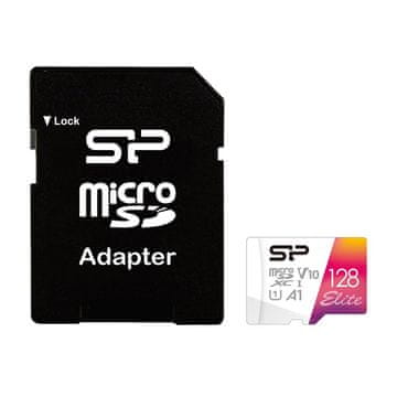 Silicon Power Silicon Power Elite 128 GB MicroSDXC Class 10 UHS-I A1 V10 kartica