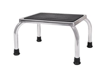 AIV Premium Plus stopnica za kad, nosilnost 120 kg, krom/črna