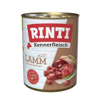 RINTI RINTI Kennerfleisch Lamb – mokra hrana za pse, jagnjetina, 800g