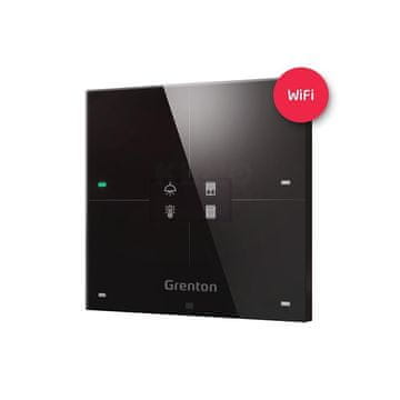GRENTON SMART PANEL/ 4 TOUCH AREA/ OLED ISP/ WI-FI/ ČRNO STEKL.