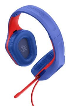 Trust Slušalke TRU GXT 415SM Zirox Gaming, Modra/Rdeča