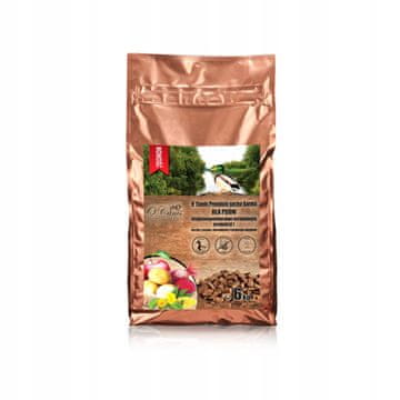 O'CANIS Premium Duck & Millet & Potato & Beetroot suha hrana za pse, 6 kg