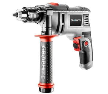 Graphite Brezžična vrtalna baterija GRH 58G725, 3000 RPM, s ključem, siva