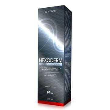 Eurowet EUROWET Hexoderm Excellence pasji in mačji šampon, 200 ml
