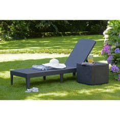 Zunanji ležalnik KETER POLY RATTAN LOUNGER JAIPUR GRAPHITE