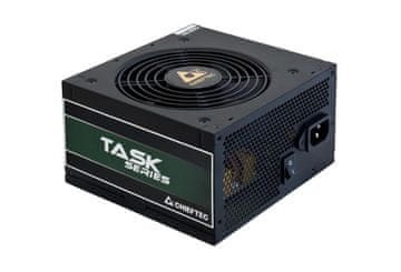 Chieftec Chieftec Task TPS-600S napajalnik 600 W ATX, črn