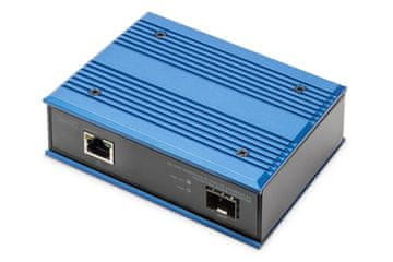 Digitus Digitus DN-652104-1 industrijski pretvornik, Ethernet na optično vlakno, PoE