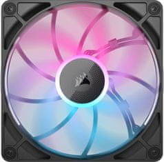 Corsair Corsair iCUE LINK RX140 MAX RGB ventilator za ohišje 14 cm črn komplet 2 kos