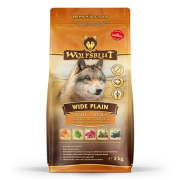 Wide Wolfsblut Wide Plain Light Horse - suha hrana za pse (2 kg)