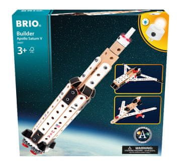 slomart Gradbeni komplet Brio Builder NASA Apollo Saturn V / od 3 let