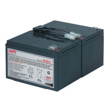 APC APC Nadomestna baterija #6, črna