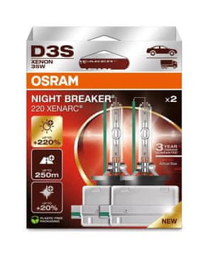 slomart OSRAM XENARC komplet 2 Xenon HID žarnic D3S 42V 35W PK32d-5