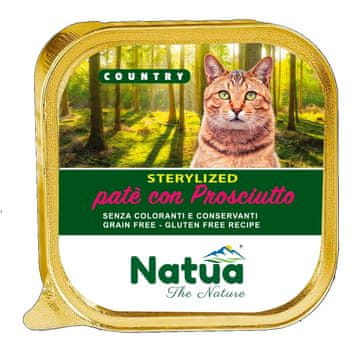 slomart NATUA Country mokra hrana za mačke s piščancem, 100 g