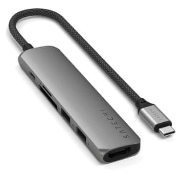slomart Dockska postaja Satechi USB-C 3.2 Gen 2 ST-P6SS, siva