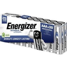 Energizer Energizer Ultimate Lithium L92 Micro AAA baterije, 20 kosov