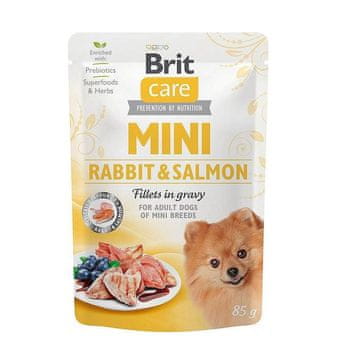 BRIT Care Mini Rabbit&Salmon - mokra hrana za majhne pse, 85g