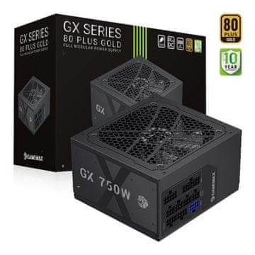 slomart Gamemax GX 750GF napajalnik 750W Gold Full Modular