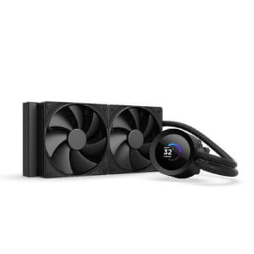 slomart NZXT Kraken Plus 240 LCD vodno hlajenje, črno