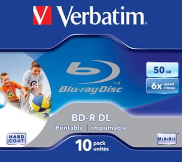 Verbatim Verbatim 43736 BD-R Blu-ray disk 50GB, snemljiv, 10 kosov