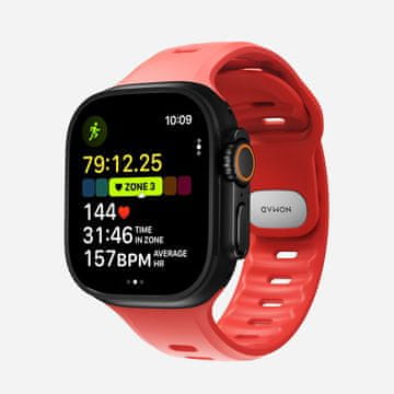 Nomad Nomad Tempo Band Rdeč gumijast pašček za Apple Watch