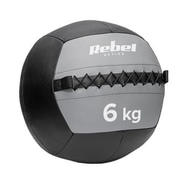 slomart REBEL ACTIVE medicinska žoga za vadbo, 6 kg