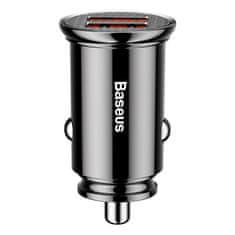 BASEUS Avto polnilec Baseus AB30BK, 2x USB, črn
