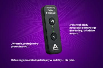 Apogee Apogee GROOVE Anniversary DAC in slušalkni ojačevalnik, USB-C