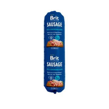 Brit BRIT Premium Sausage Piščanec in jagnjetina – mokra hrana za pse, 800 g
