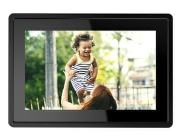 Denver Denver PFF-1021BLACK digitalni foto okvir Črna 25.6 cm (10.1") Touchscreen Wi-Fi