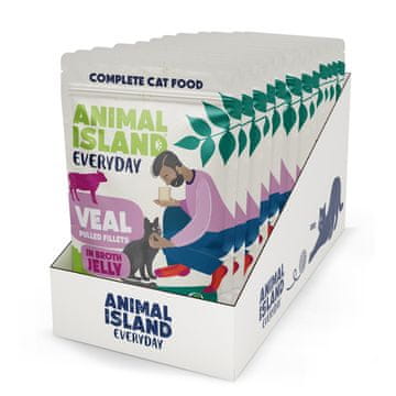 Animal ANIMAL ISLAND mokra hrana za mačke, jagnjetina - 12 x 85g