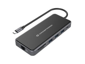 Conceptronic Conceptronic DONN15G Docking Station USB-C 3.2 Gen 1, siva