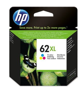 HP 62XL barvna črnila (CN, MG, YL) XL