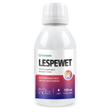 Eurowet EUROWET Lespewet - tekoči dodatek za pse in mačke za podporo sečil, 125 ml