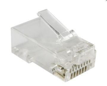 slomart Alantec WT118 žični konektor RJ-45 Transparent (100 kos)