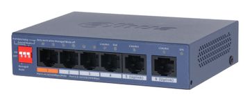 Dahua Mrežni usmernik Dahua Technology CS4006-4ET2GT-60, L2, Gigabit Ethernet, PoE, modra