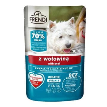 slomart FRENDI Mokra hrana za pse, govedina, 100 g