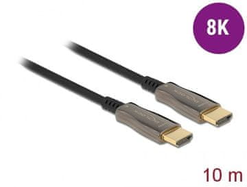 Delock DeLOCK 840342 Aktivni optični kabel HDMI 8K 60 Hz 10 m, črn