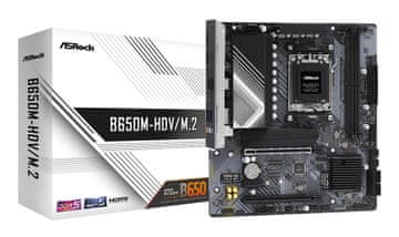 Asr Osnovna plošča ASRock B650M-HDV/M.2, AMD B650, Socket AM5, micro ATX