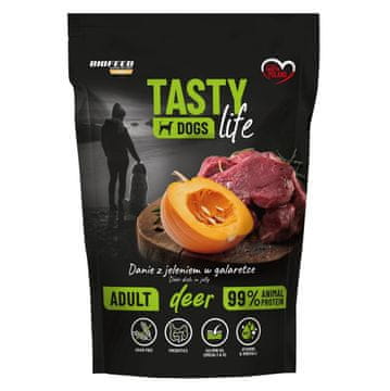 BIOFEED BIOFEED Tasty Dogs Life Deer - Mokra hrana za pse, 500g