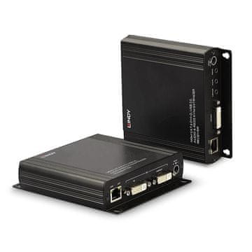 Lindy LINDY 39245 DVI-D KVM podaljšek do 140m (USB 2.0, Audio, RS232)