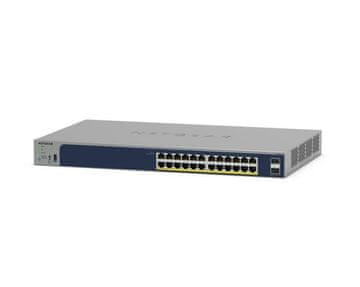 Netgear NETGEAR GS724TPv3 Upravljani L2 Gigabitni PoE+ stikalni odklopnik, siv
